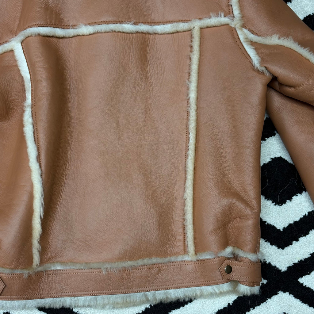 Mens Trucker Shearling Jacket