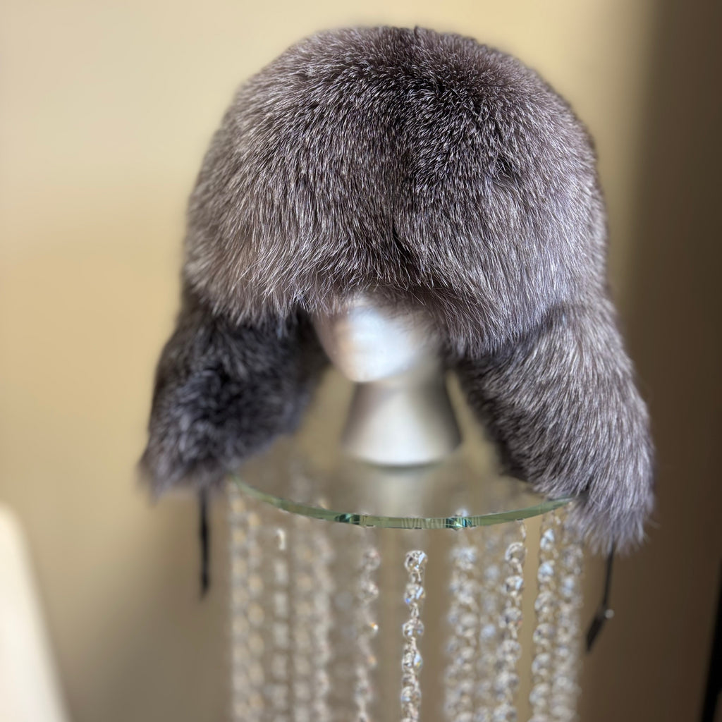 Silver Fox Trapper Hat