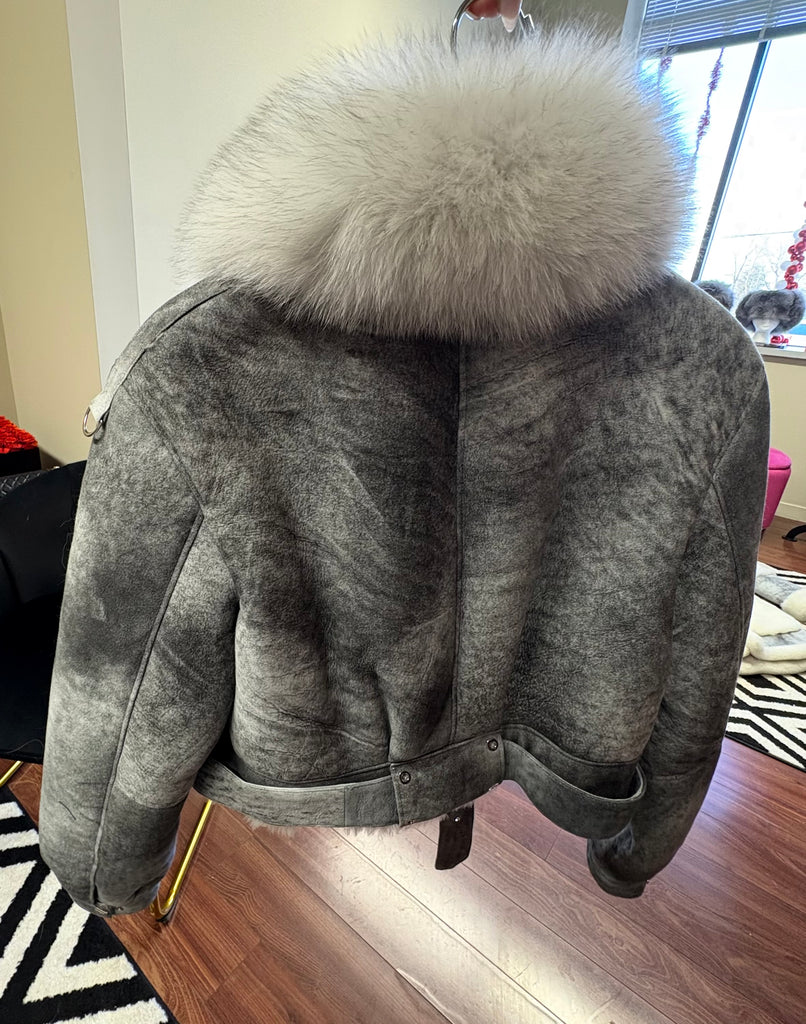 Cutesy Shearling Crop