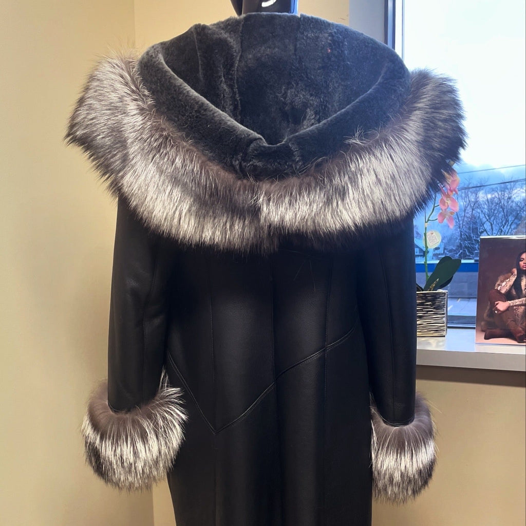 Hilary Hooded Shearling