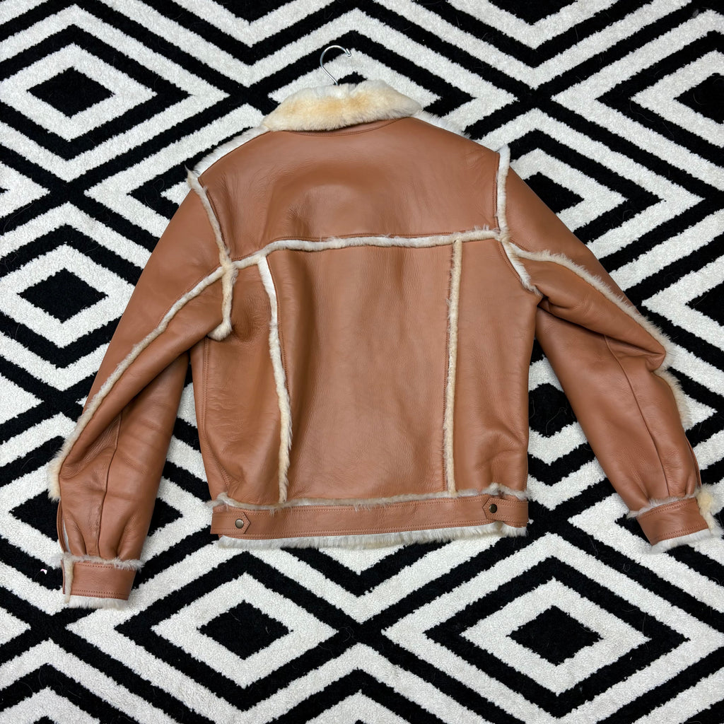 Mens Trucker Shearling Jacket