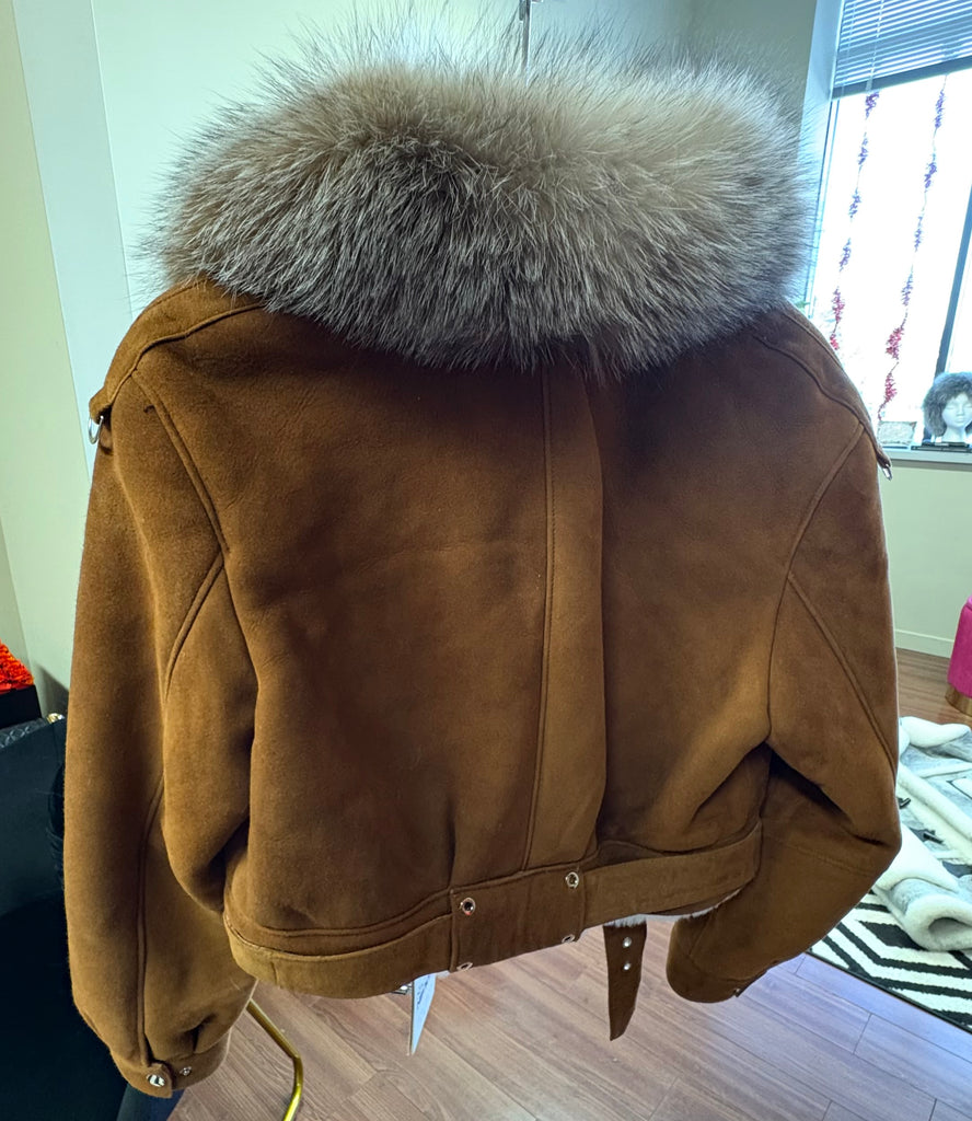 Cutesy Shearling Crop