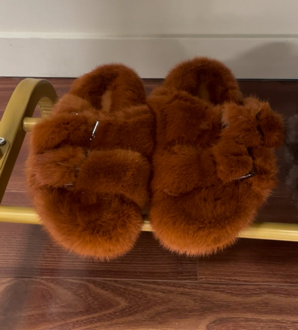 Mink Birkenstock-Cognac Brown Size 7 Only